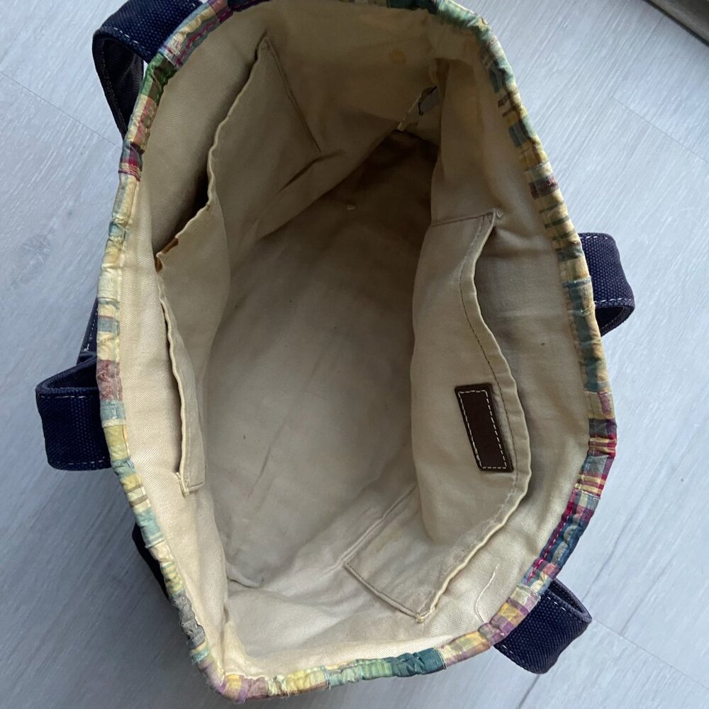 J. Crew Multicolor Madras Preppy Plaid Patchwork … - image 3